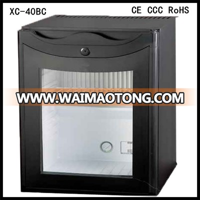 XC-40BC Hotel Minibar Fridge with single foamed glass door