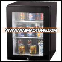 40L Mini Fridge with glass door, no compressor mini refrigerator